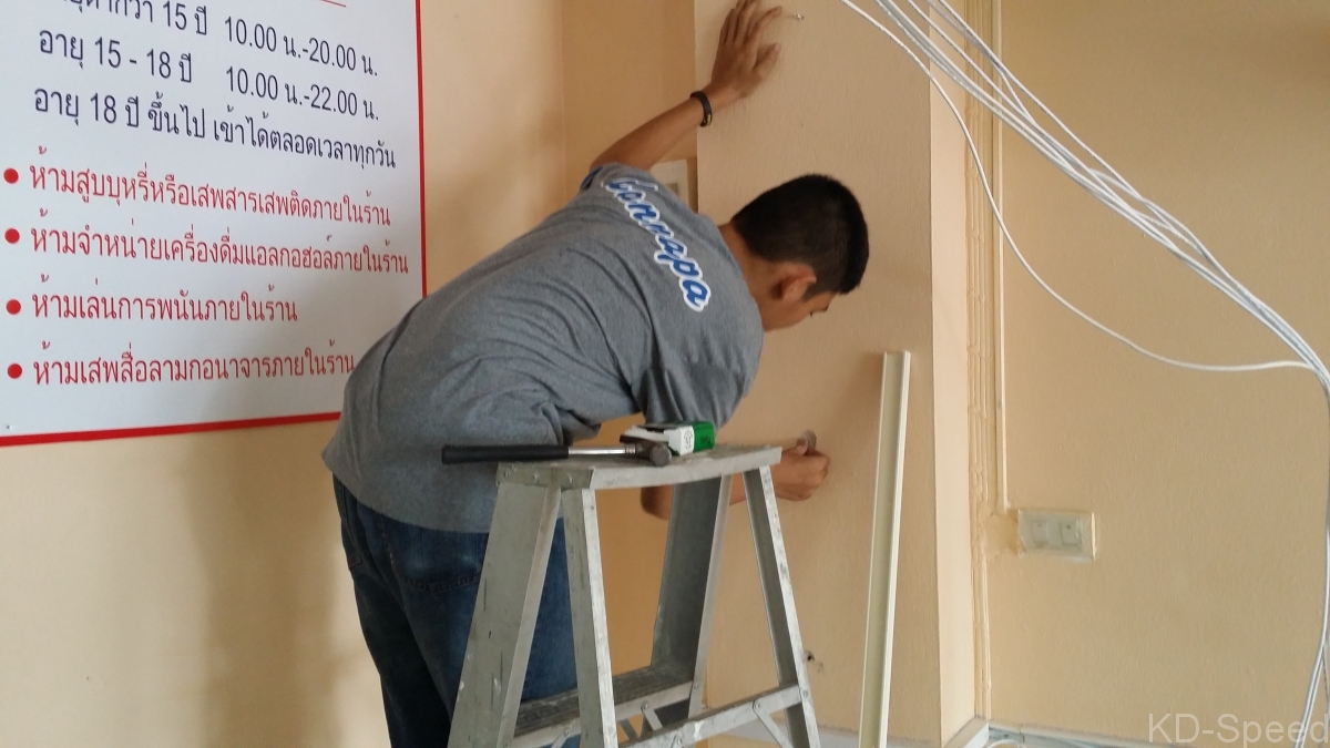 รูปที่ 4 ของ เดินสายแลน ร้าน Playsit จ.ชลบุรี